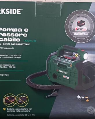 Parkside Compressore Soffiatore 20V Nuovo