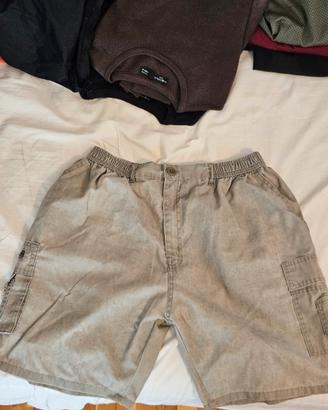 pantaloni corti cargo