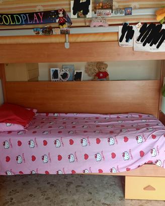 Letto castello + accessori