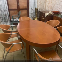 Tavolo con 6 sedie Calligaris Euro 600,00