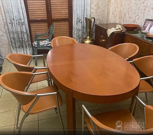 Tavolo con 6 sedie Calligaris Euro 600,00