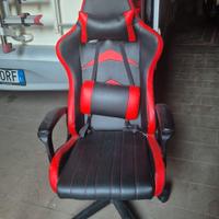 Sedia Poltrona Gaming Scrivania Ufficio Reclinabil