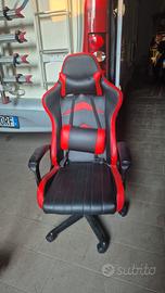 Sedia Poltrona Gaming Scrivania Ufficio Reclinabil