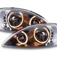 Faro Angel Eyes Opel Corsa C 01-06 nero