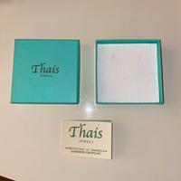 Scatola con coperchio e cuscino marca”Thais Jewels