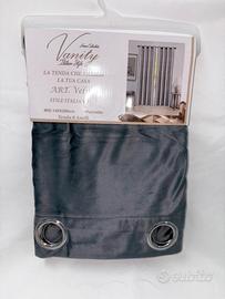 Tenda vellutata con anelli 140x290