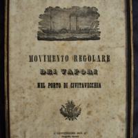 Quadro vintage documento di navigazione Porto Civ