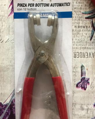 pinza per bottoni automatici