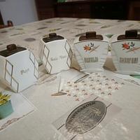 set portaspezie ceramica Laveno e MZ