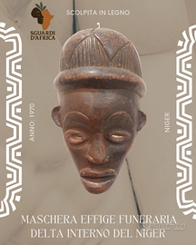 MASCHERA EFFIGE FUNERARIA  - DELTA DEL NIGER