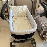 Inglesina con navicella chicchetto ed accessori