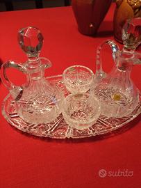 servizio cristallo Boemia