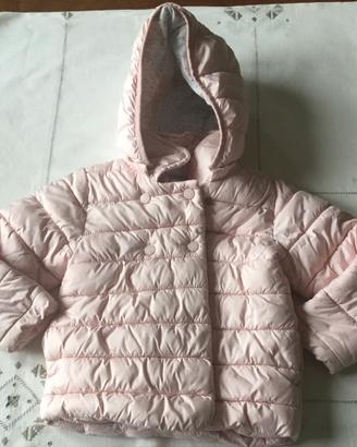 Obaïbi Piumino bambina rosa con cappuccio.
