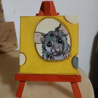 mini tela con cavalletto