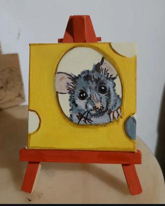 mini tela con cavalletto