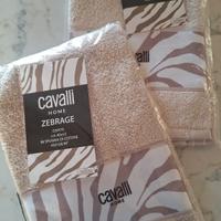 2 asciugamani ospite cavalli 