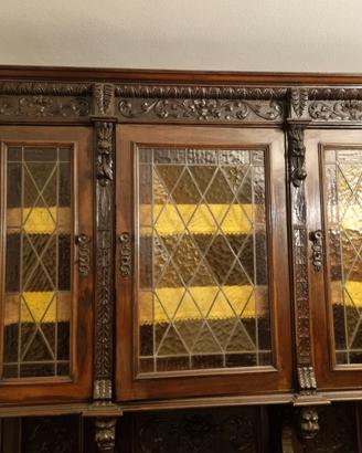 Credenza Antica Rinascimentale Intagliata