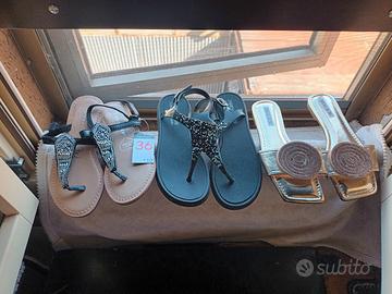 set sandali nr 36 nuovi