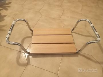 sedile in legno x vasca