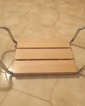 sedile in legno x vasca