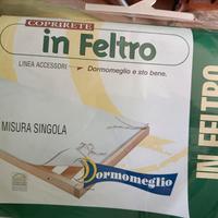 Coprirete in Feltro - Letto Singolo