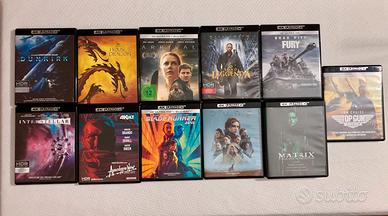 Film Blu ray e Bluray 4K tutti originali