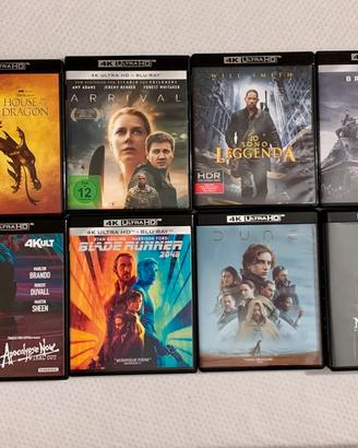 Film Blu ray e Bluray 4K tutti originali