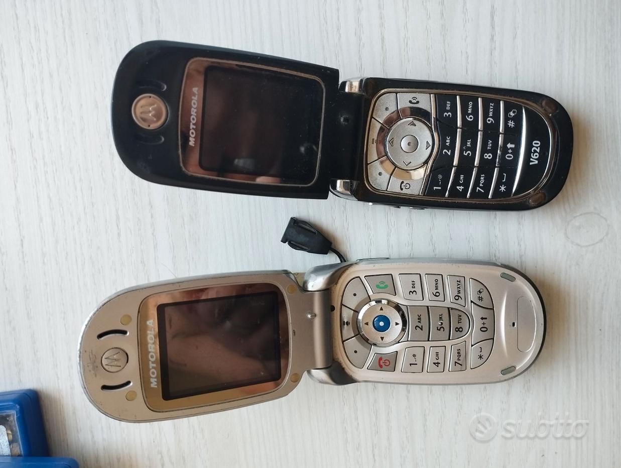 Motorola V525 Gris – Téléphone Vintage Débloqué, Fonctionne Avec Toutes Les SIM