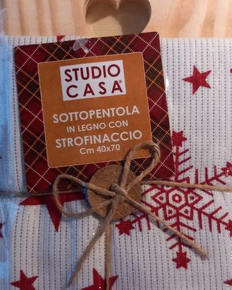 Sottopentola con  strofinaccio
