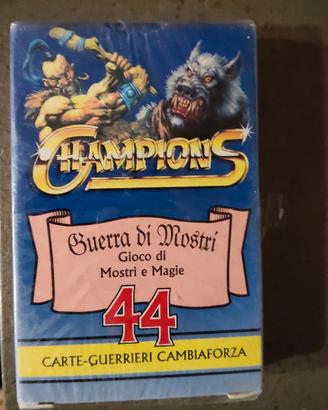 Carte da collezione Champions Guerra di Mostri 