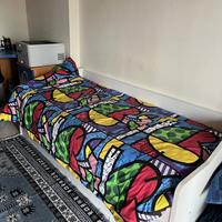 Doppio letto estraibile con materassi