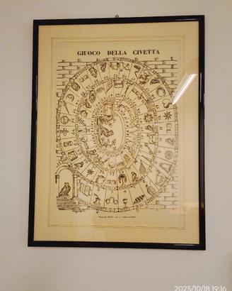 Antiche stampe Il Gioco della Civetta