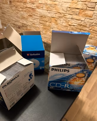 DVD-RW e CD-R vergini