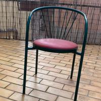 sedie da esterno in ferro