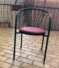 sedie da esterno in ferro