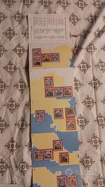 Serie francobolli castelli d'italia
