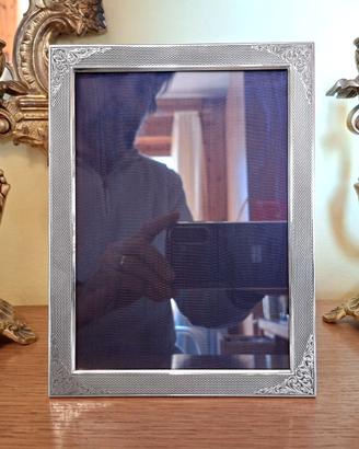 Cornice Portafoto Argento 800 anni 30 x foto 13x18