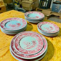 Set piatti piani, fondi e piccoli vintage