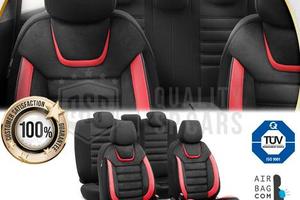 COPRISEDILI per FIAT PUNTO Scamosciato Pelle Rossa