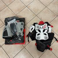 Stivali Sidi srs3 e pettorina Alpinestars