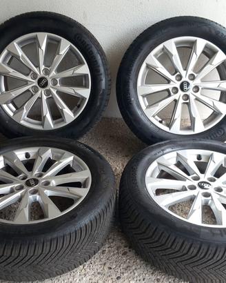 CERCHI IN LEGA 18 AUDI Q3 SPORTBACK 2024 CON GOMME