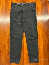 Pantaloni Bershka neri slim uomo