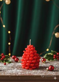 candela a forma di pigna