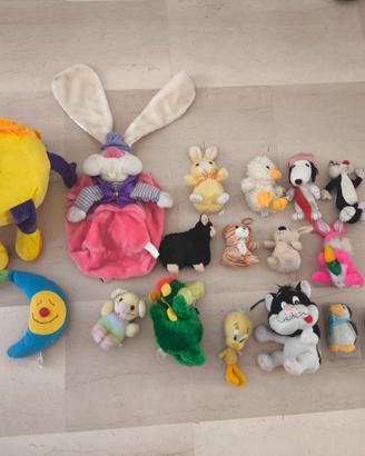 "Lotto Peluche Vintage Snoopy Looney Tunes + Corda