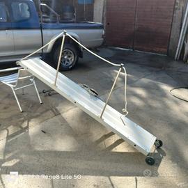 Passerella per barca+gruetta