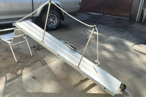 Passerella per barca+gruetta