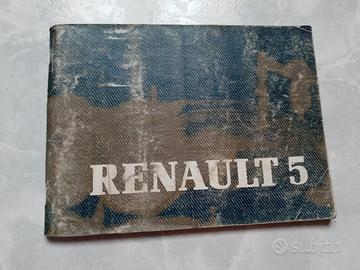 Libretto manutenzione uso RENAULT 5.usato