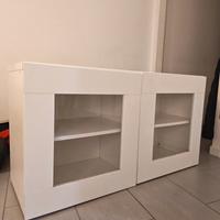 Ikea besta ante in vetro 