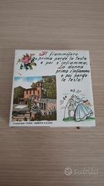 Scatola fiammiferi vintage Chianciano Terme