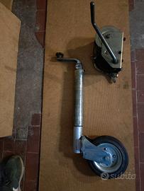 RUOTINO  ALZA CARRELLO  e  AVVOLGITORE  CORDA